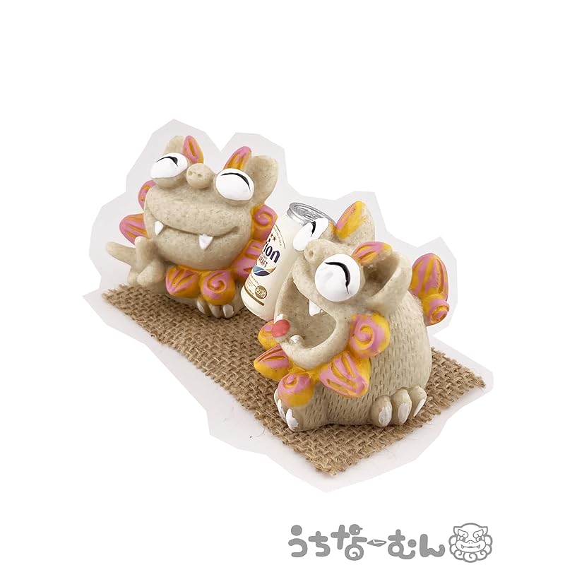 Сувениры из Окинавы сувенир shisa orion пиво смех фигурка мини вход пара лев украшение интерьера удача разные товары фэн-шуй