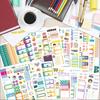 1 Set Annual Planner Stickers Set Seasonal Program Stickers Aesthetic Inspirational Holiday Wellness Stickers Calendar Journaling Accessories
