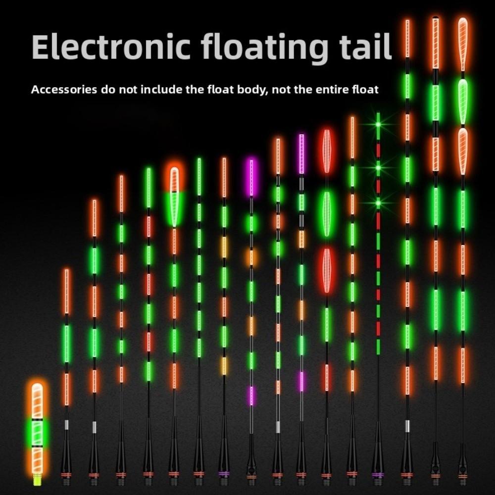 2pcs Super Bright LED Smart Float Top Luminous Electronic Floats Luminous Float Outdoor Fishing