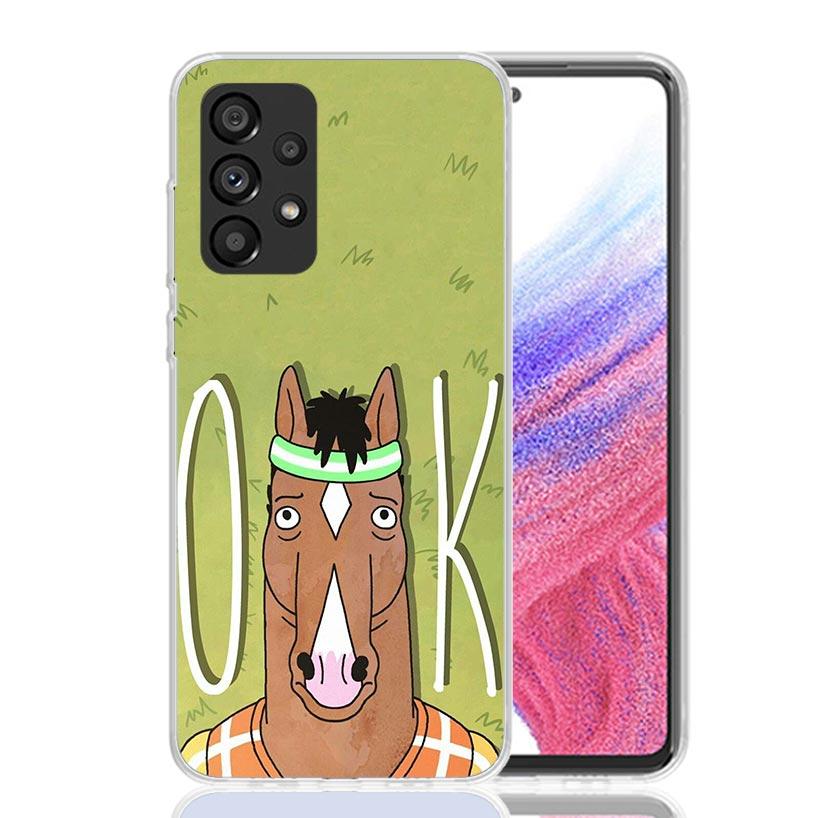 Мультяшный чехол для телефона B-BoJack Horseman для Samsung Galaxy A17 A16 A15 A14 A13 A57 A56 A55 A54 A53 A37 A36 A35 A34 A33 A26 A25 A24