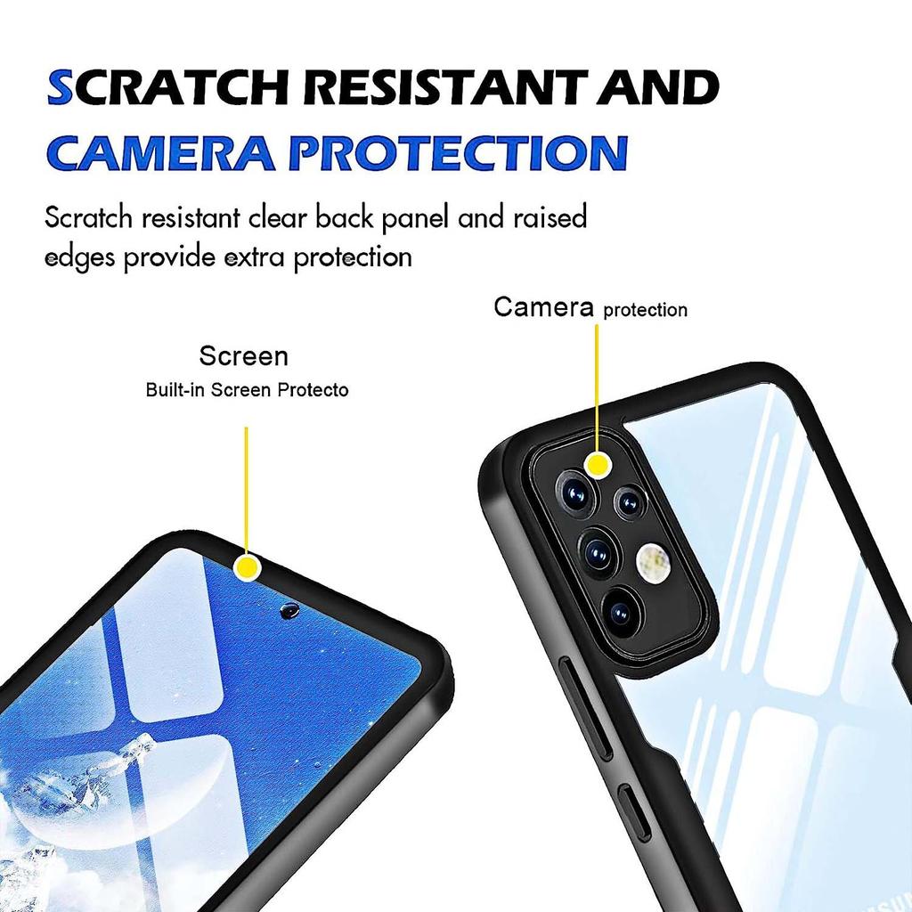 Двусторонний прозрачный чехол на 360 градусов для Samsung Galaxy iPhone Xiaomi Redmi Note POCO OPPO Pixel, объектив камеры, экран, полная защита, чехол для телефона