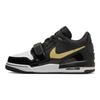 Кроссовки Air Jordan Legacy 312 Low GS Черный/Металлический Золотой Детские Белый CD9054-071