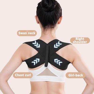 Корректор осанки для спины, пояснично-плечевой пояс, дышащий эластичный ортопедический корсет для коррекции осанки спины и позвоночника