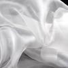 High Gloss Organdy White Fabric X Width 150cm Handicraft Color Plain Cloth 1-5m (1m)