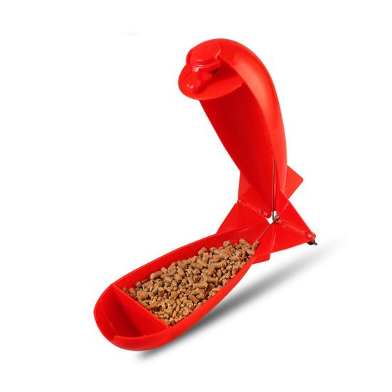 Carp Fishing Feeder Large Capacity Rocket-Shaped Reusable Floating Bait Container Lure Cage Fishing Nesting Tool