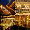 5M 100LEDs USB Fairy String Lights 8 Modes Outdoor Waterproof Christmas Garland For Home Garden Party Wedding Decoration