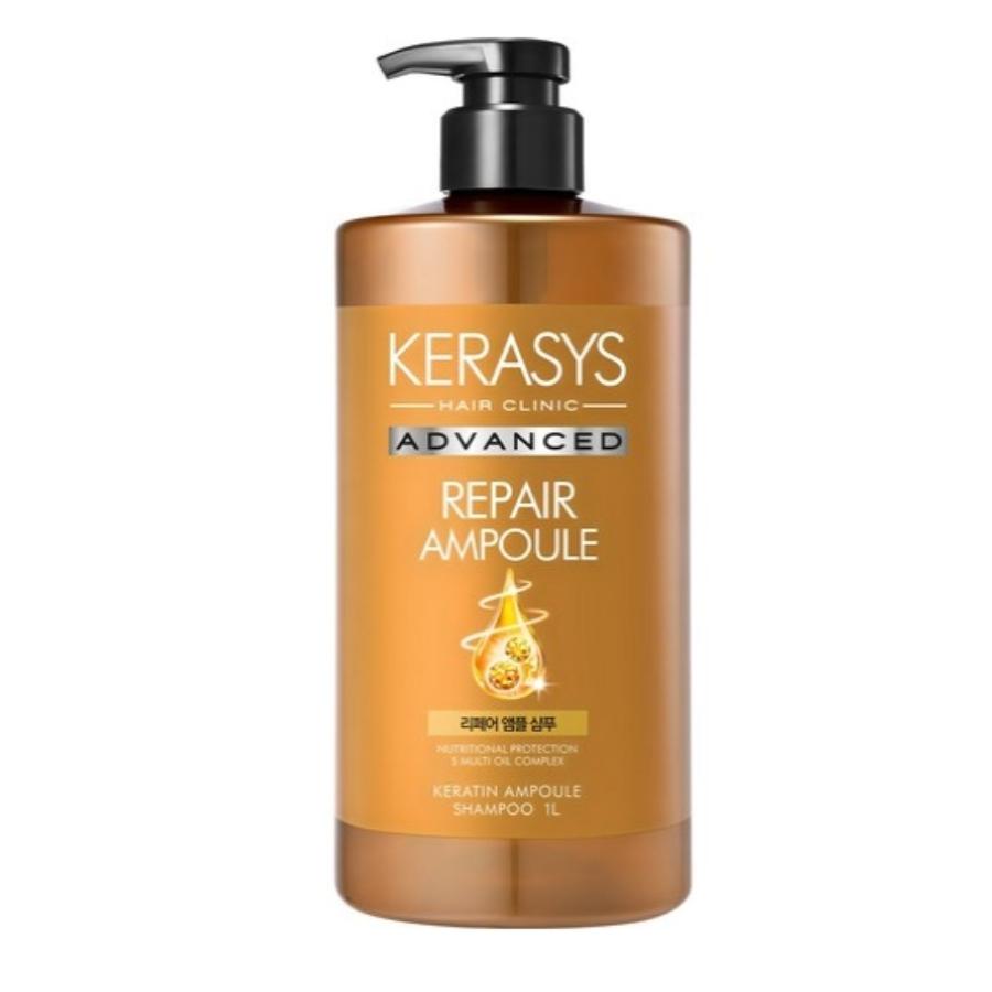 KERASYS Питательный шампунь для волос Advanced Repair Ampoule, 1000 мл, 1 шт.