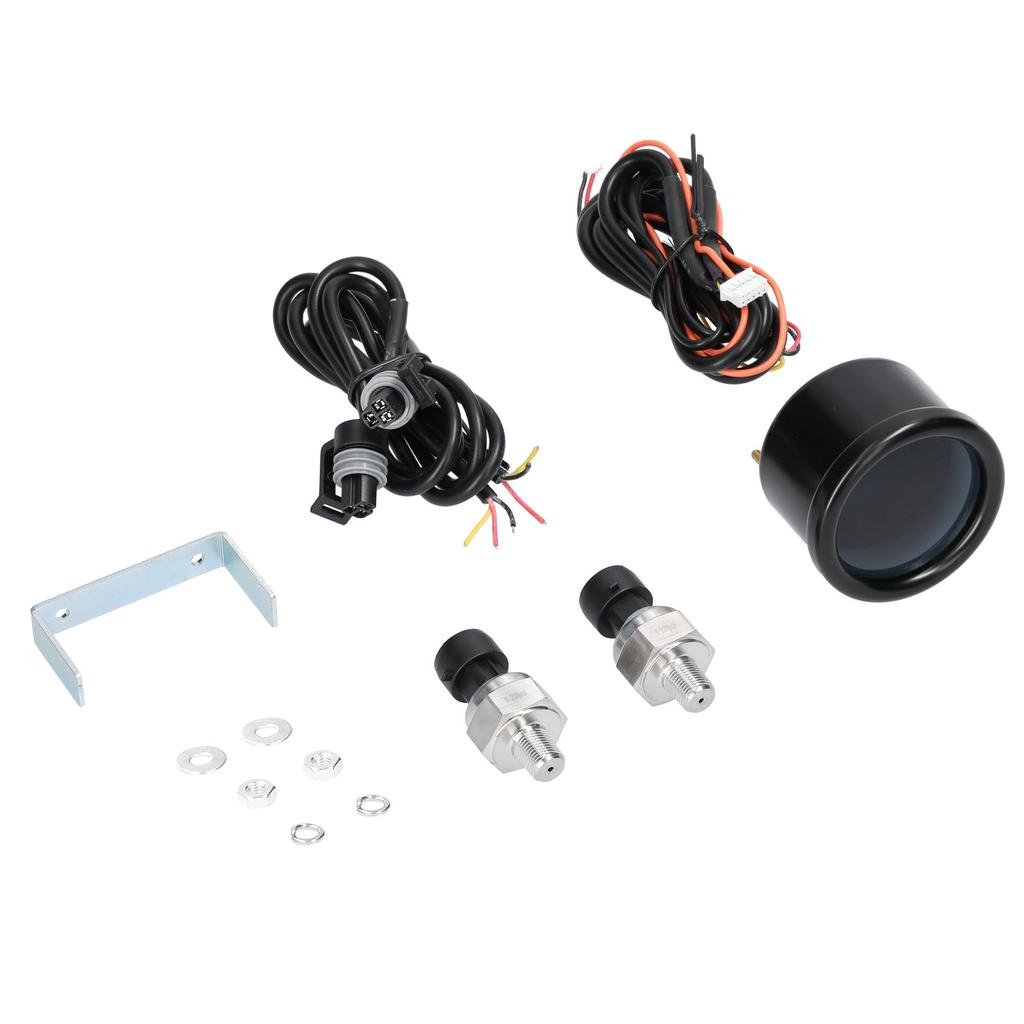 Dual Display Air Pressure Guage LED Digital Air Suspension Gauge