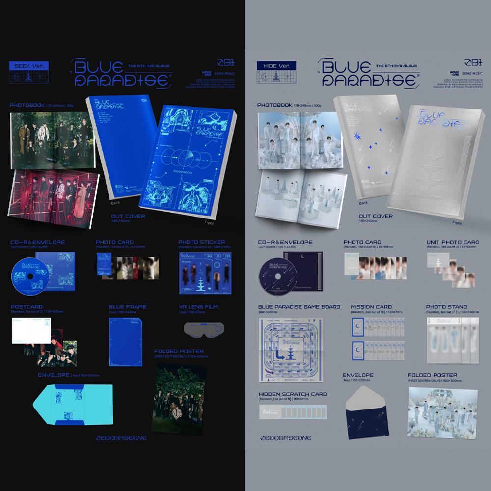 ZEROBASEONE 5th Mini Album BLUE PARADISE