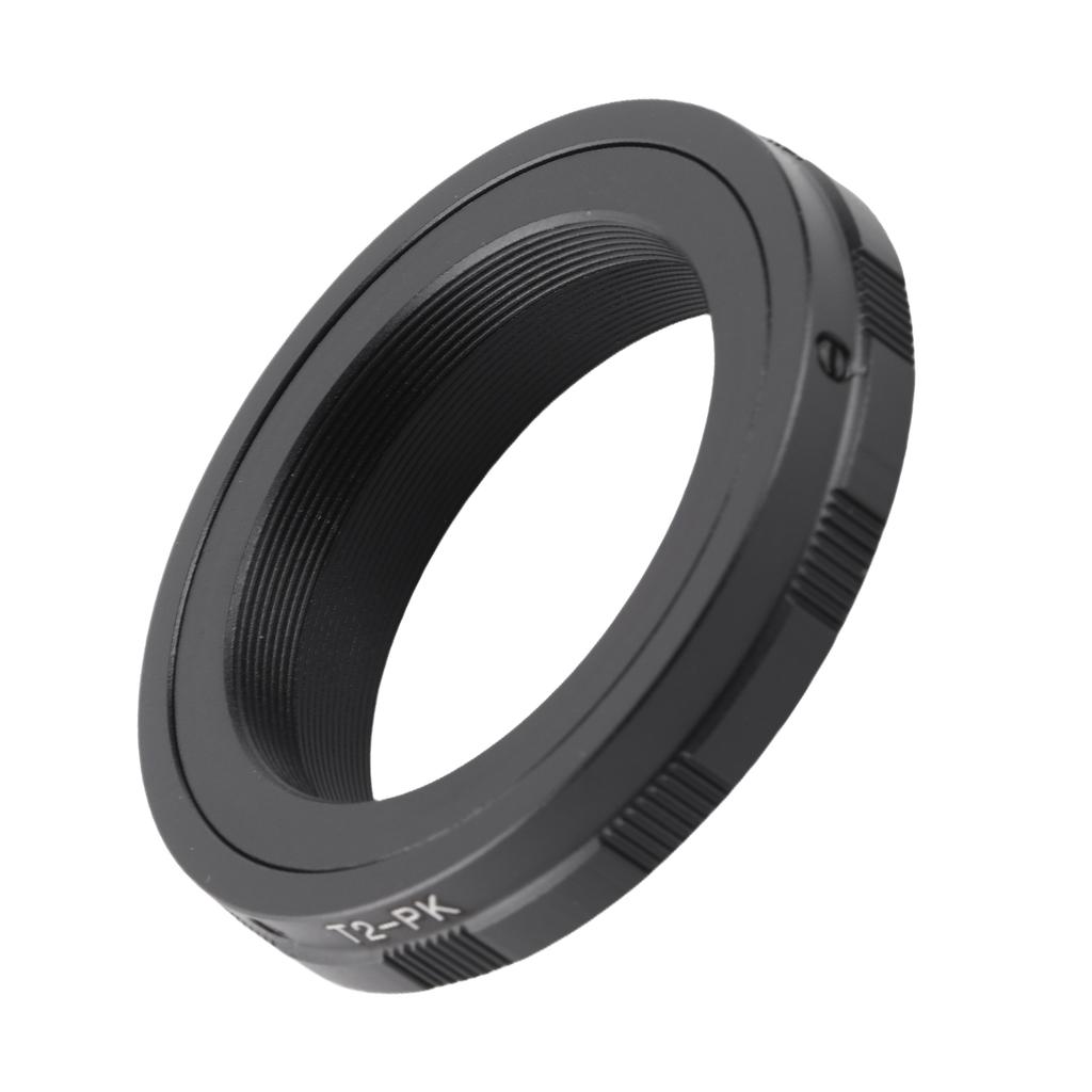 T T2 Mount Lens Adapter for Camera K-70 K-50 K-30 K-500 K-1, All Metal Construction, Machining, Easy to Install