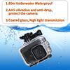 HONGDAK 60M Waterproof Case For GoPro Hero 11 10 9 6 7 5 Underwater Diving Housing Cover for GoPro Hero 5 6 7 9 10 Accessories