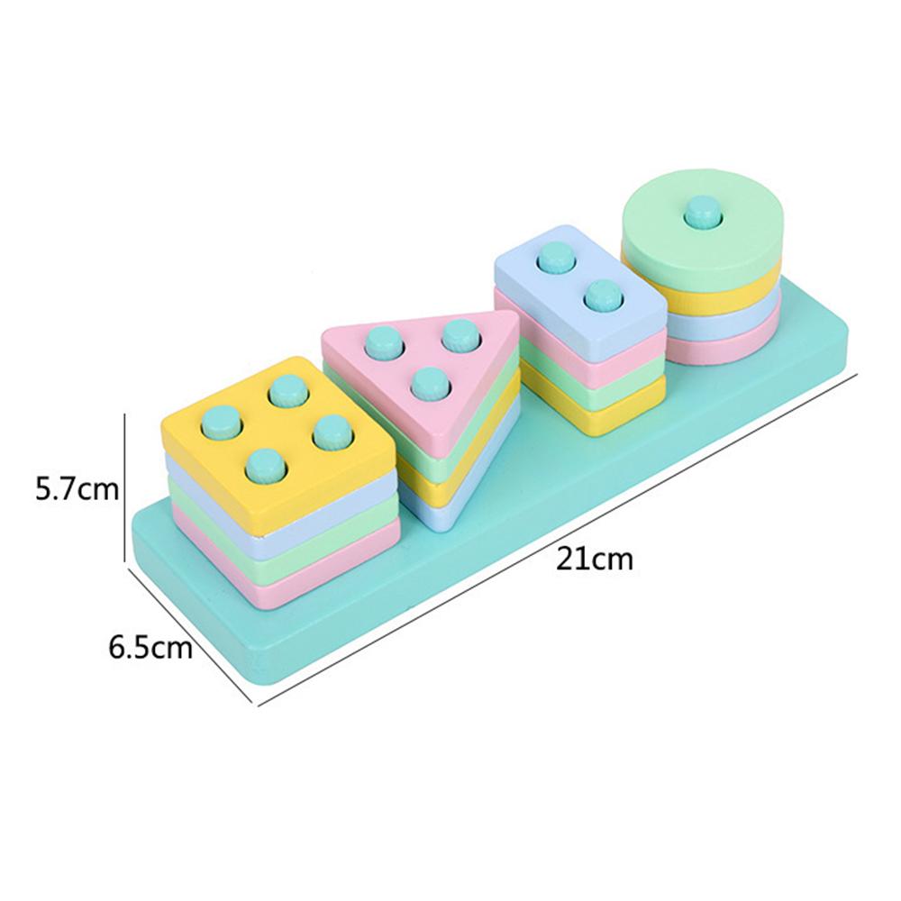 Shape Cognitive Classification Montessori Wooden Color Matching Puzzle Children's Magnetic Fishing Learning Educational Toys