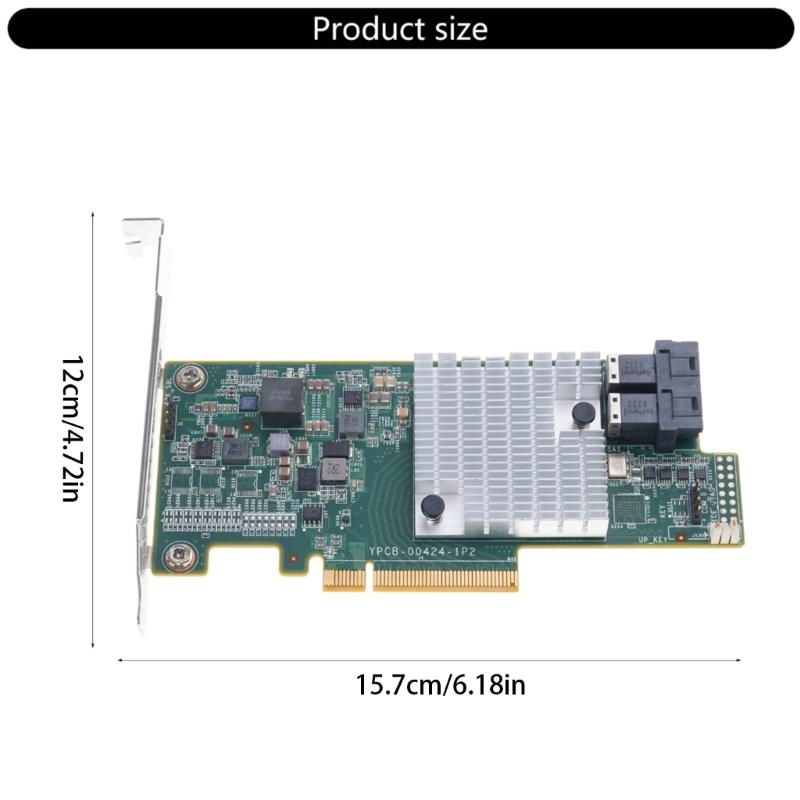 LSI SAS3.0 3008 Chip Base 9300 8I Array Card Featuring 1GB DDR4 Cache And Super Storage Protections
