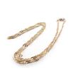 Les Trésors De Lily [C7355] - Gold Plated Chain / Necklace 'Singapore' 45 Cm 2.5 Mm