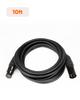 XLR Conversion Cable,CableCreation 3 Pin XLR Male To Female Balanced Microphone Conversion Cable Compatible with Recording Applications, Mixers,