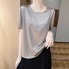 Elegant and Sophisticated, Short-sleeved T-shirt for Women, Top for Mothers, Slimming and Slim Style
