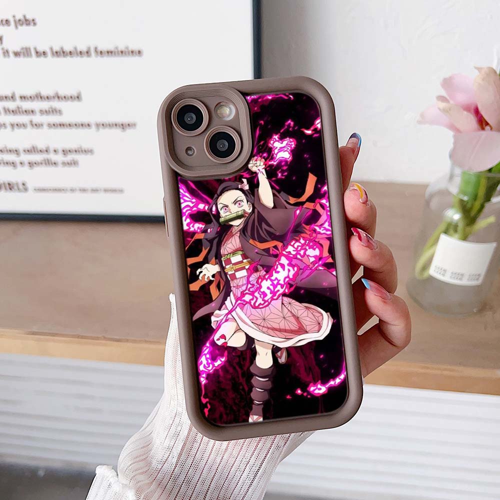 Чехол для телефона с лестницей Sky Eye для iPhone 15 14 13 12 11 Pro Max Samsung A15 A25 A24 A54 A14 S23 FE Huawei Honor 90 Angel Eye Мягкий чехол A43 Demon Slayer
