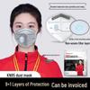 Xiwei KN95 Anti-Dust Mask with Breathing Valve and Activated Carbon