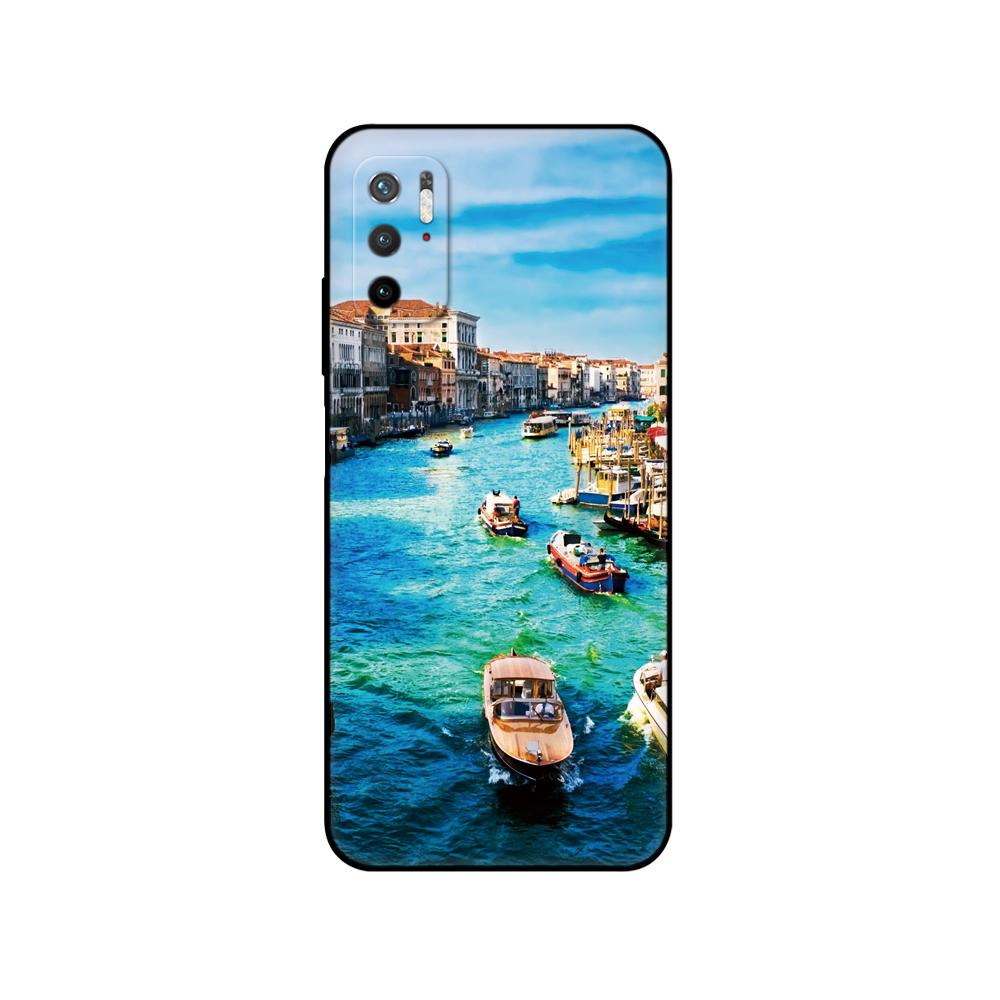 Для Poco M3 Pro Чехол 6.5" Телефон Задняя крышка Для Xiaomi Poco M3 Pro Силиконовый чехол Бампер POCOPHONE Funda Soft Etui черный чехол из ТПУ