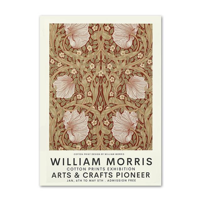 William Morris Nature Plant Flower Garden Wall Art Canvas Painting Nordic Posters And Prints Wall Pictures For Living Room Decor