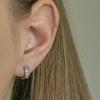Aora CZ MINI HOOP EARRING DW_273_274