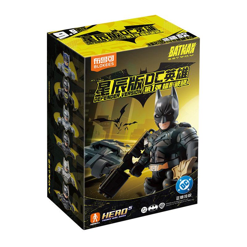 Blokees Оригинальный Dc Defender Версия V01 V02 Лига Справедливости Бэтмен Супермен Степпенвульф Флэш Игрушка Фигурка Модель для сборки