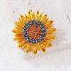 Beauty Flower From Sunflower Brooches Women Girl Party Wedding Brooch Pins Gifts