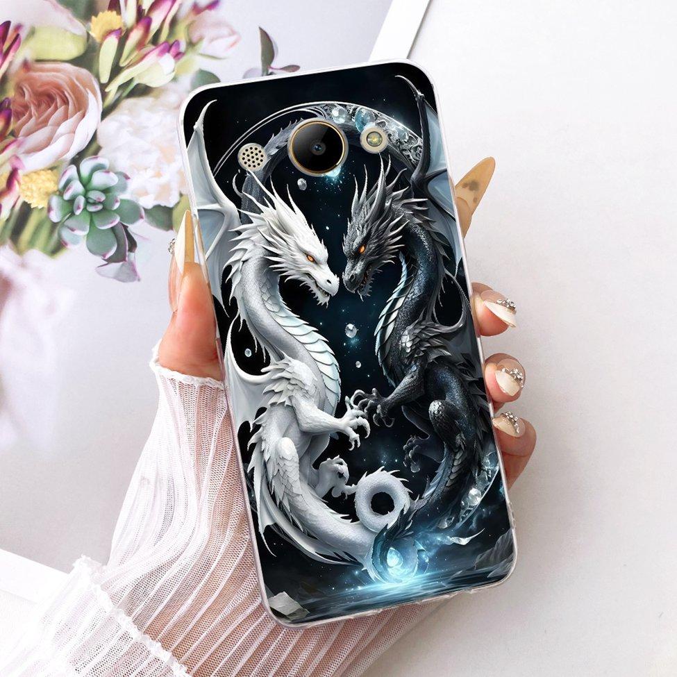 Casing For Huawei Y3 2018 Cover For Huawei Y3 2017 Case Aesthetic Luxury Cute Cat Fashion Butterfly Funny Painted Casing
