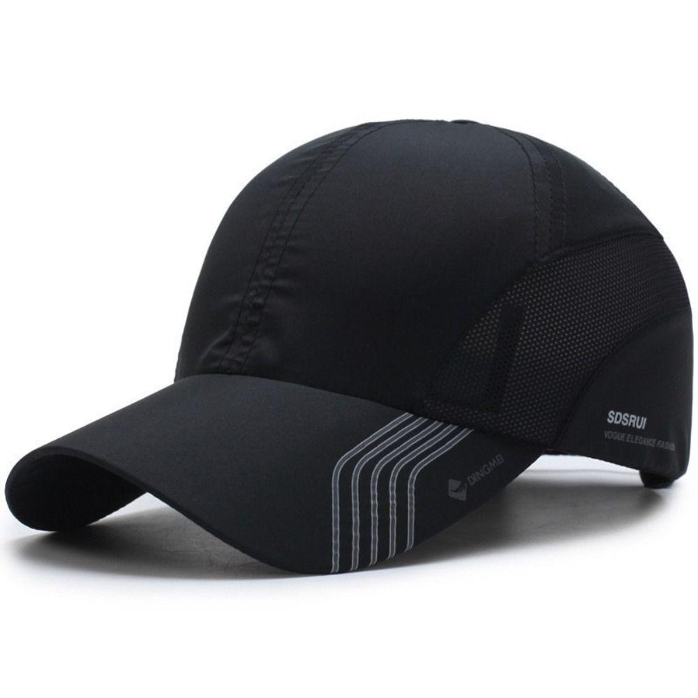 Quick-drying Baseball Cap Adjustable Dad Hat Casual Fishing Hats Men Women