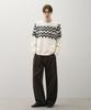 DRAW FIT Wool Hairy Nordic Crewneck Knit [Ivory]