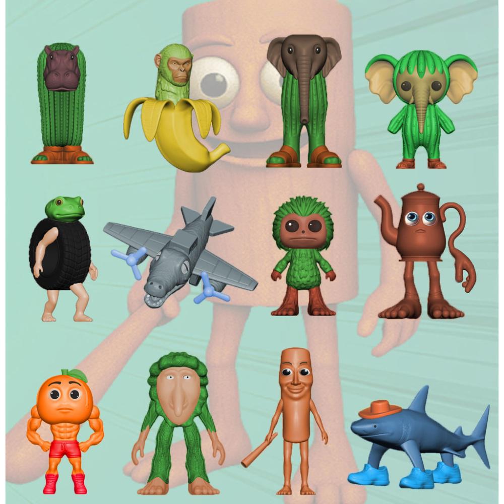 ТунгТунгТунгСахур ТралалероТралала Кошмарный Стикмэн Сахур Фигурка Коллекционная, разработанная ИИ