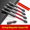 Magnetic Anti-shock Batch Head High Hardness Non-Slip Impact Bits Cross Screwdriver 25/50/65/70/90mm Screwdriver Set
