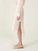 Kaie Crinkle Asymmetrical Hemline Flare Skirt