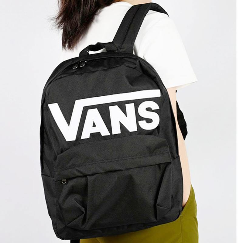 Vans Коллекция Old Skool Полиэстеровый Рюкзак Обычный Унисекс Черный Vans VN0A5KHPY28