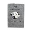 Dalmatian, Carriage Dog, Spotted Coach Dog - Dog passport case, document case, gift for the traveller from the Art-Dog brand