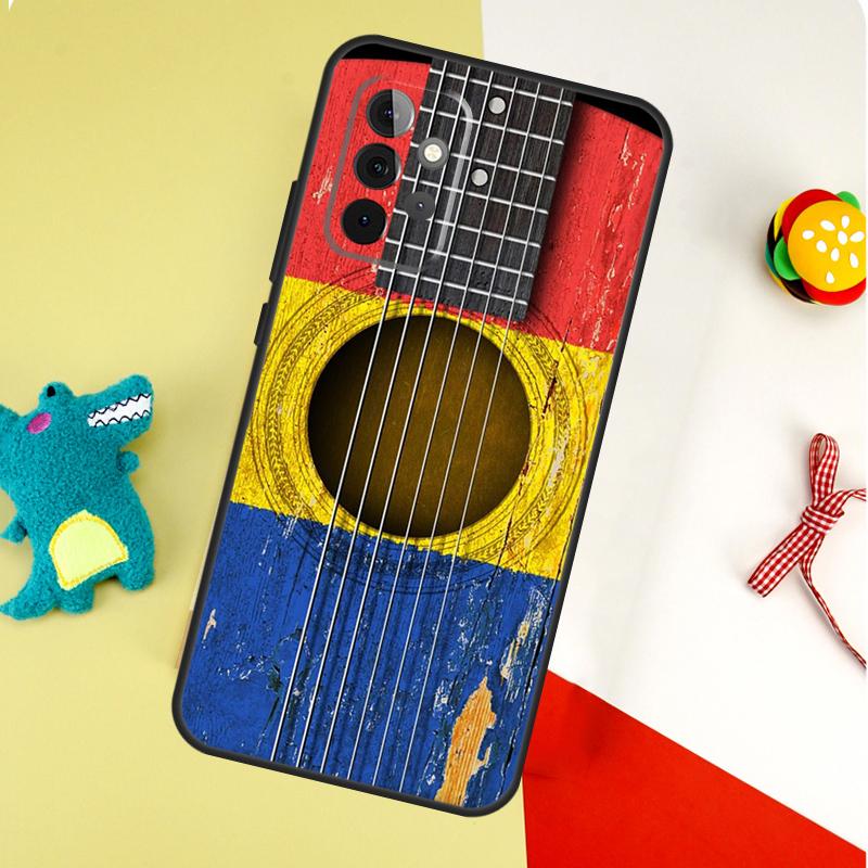Romania Flag Case For Samsung Galaxy A54 A34 A24 A14 A12 A22 A32 A42 A52 A72 A52S A51 A71 A13 A53 Cover