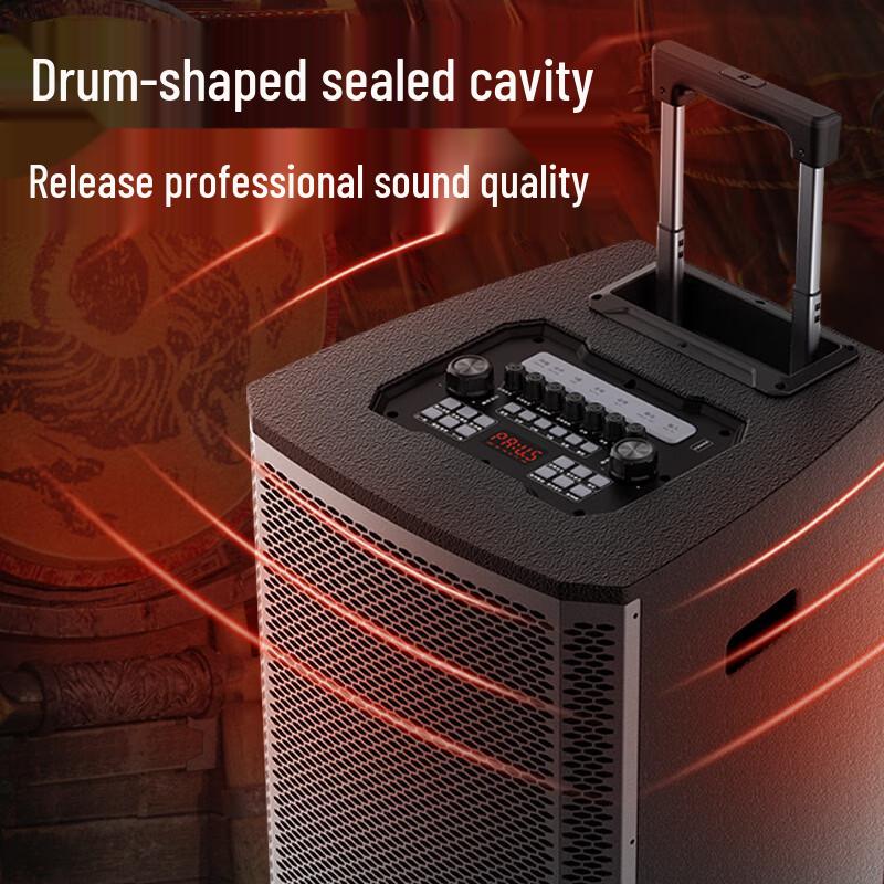 SANSUI L12 Portable Outdoor Karaoke & PA Speaker CN plug (adapter included) (CN version)
