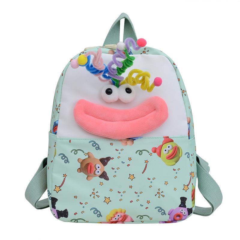 Забавный детский рюкзак для мальчика, уродливая милая школьная сумка, мультяшный милый рюкзак Kawaii для женщин, мам и детей, сумки