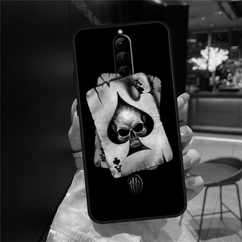 Poker Playing Card Phone Case For ZTE Nubia Red Magic 9 Pro Plus 6 7 8 Pro 6S 7S 8S Pro Plus 5G 5S 6R Cover