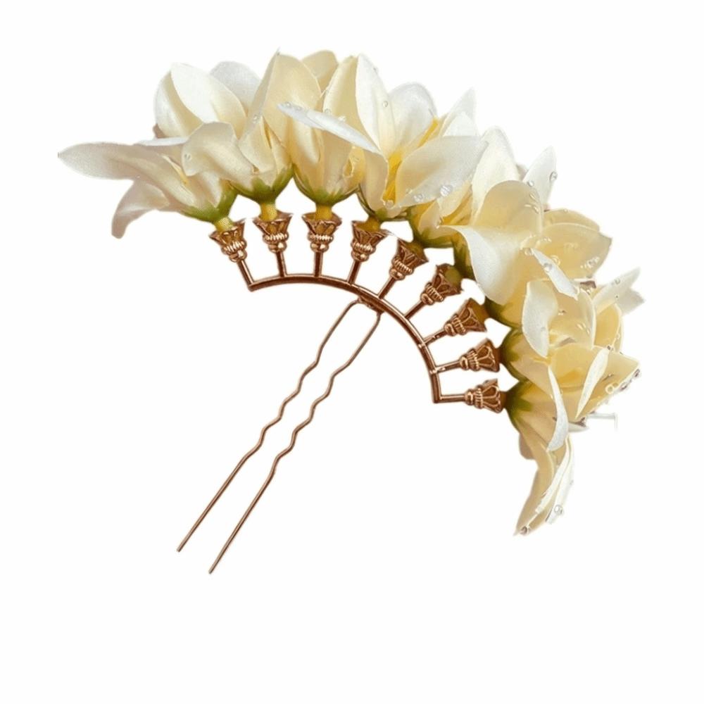 Fairy Chinese Style Side Clip Bohemian Thai Hair Fork Headdress Bride Hair Accessories Beach