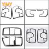 2x ABS plastic Matte balck Headlight Cover Trim Front Head Lamp Strip Headlamp Tail Lights Frame Fit for Ford Ranger T9 +