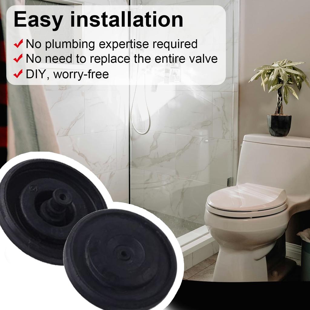5pcs Toilet Tank Fill Valves Seal Replacement Accessory with Kohlers and Fluidmasters Rubber Seal Bathroom Accessory