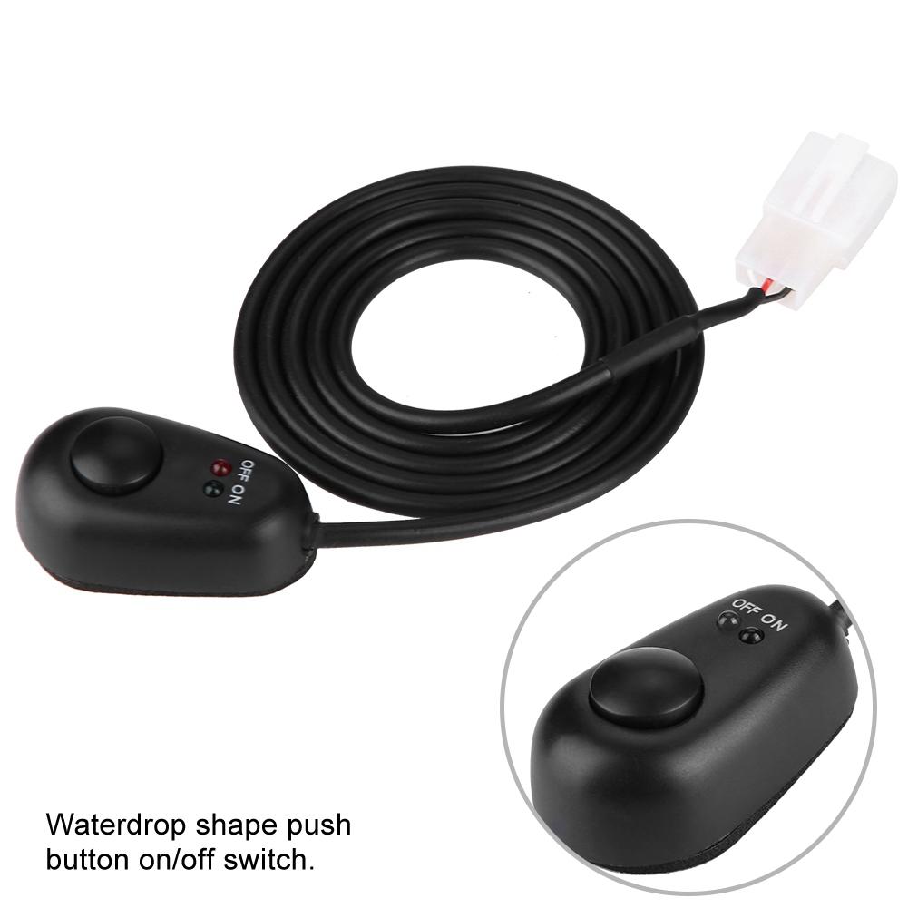 12V   Shape Push Button   With LED Indicator Lights for Fog Lamps and Work Light