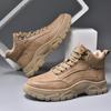 Мужская защитная обувь Рабочие кроссовки Рабочие защитные ботинки Зимняя обувь Мужская обувь Спортивная обувь Ботильоны Ботинки для мотокросса Массивные ретро