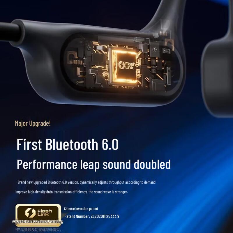 Sainner B33S Bone Conduction Swimming Bluetooth Headphones