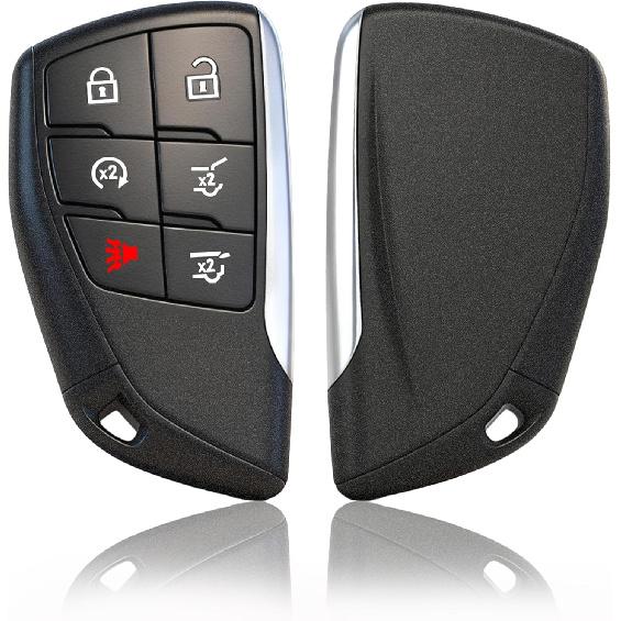 Smart Key for GMC Chevrolet -,YIKEBALOG 6 Buttons Proximity Remote Control Key Fob fit for GMC Yukon Chevrolet Suburban Tahoe YG0G21TB2 13548434