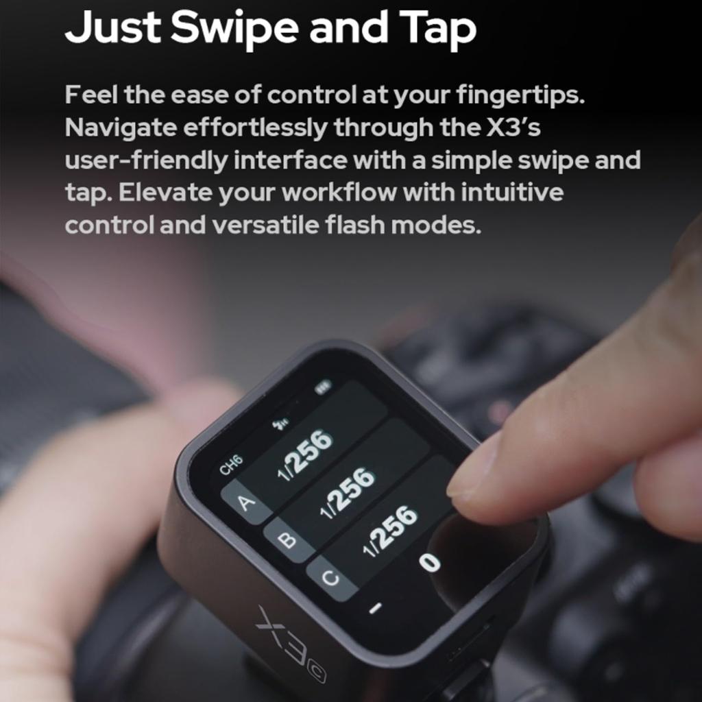 Авторизованный беспроводной триггер вспышки Godox Touch Screen TTL для Sony Wireless High Speed OLED Screen Регулируемая яркость Знак технического соответствия