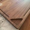 Camping Cutting Board Black Walnut Kitchen Cutting Board Cutting Board Square Thickened Cutting Board