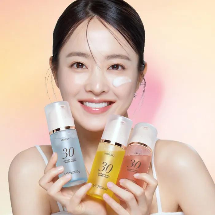 Menokin 30 Second Quick Bubble Mask Daily 3-piece Set