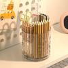 Creative Pen Holder Plastic Makeup Brush Cylinder Miscellaneous Organizer Storage Rack  Living Room